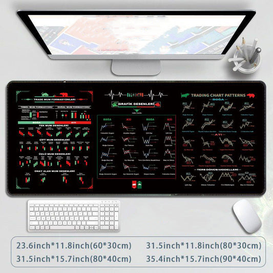 Extra-large, stain-resistant, and anti-slip gaming mouse pad