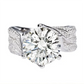 3-Carat Super Flash Moissanite Ring