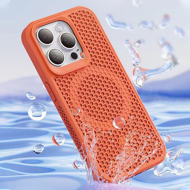 Honeycomb Matrix Cooling Magnetic Phone Case For iPhone