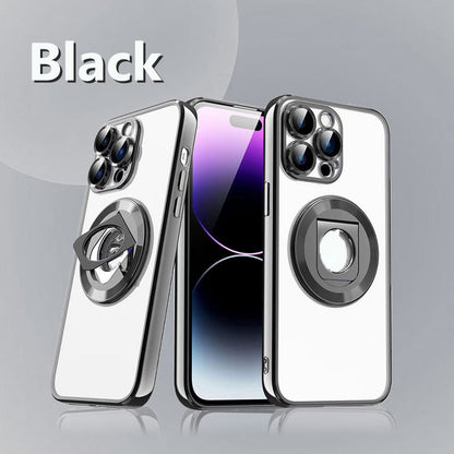 Magnetic Shockproof Phone Case with Rotatable Stand