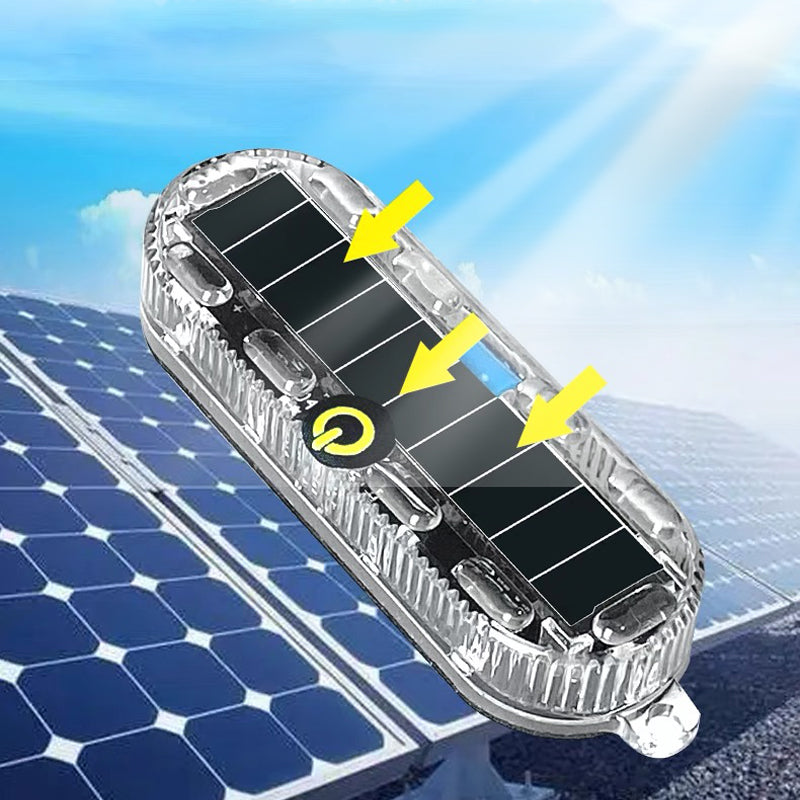 Anti-tailgating Solar LED Strobe Light