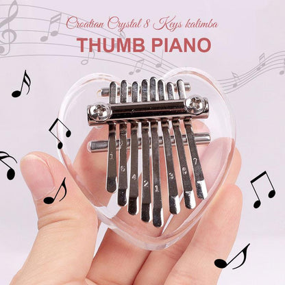 （🎅XMAS SALE）Croatian Crystal 8 Keys kalimba Thumb Piano✨