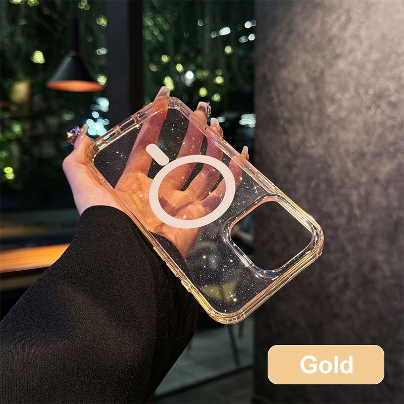 Sparkling Magnetic iPhone Case - Support Wireless Charging