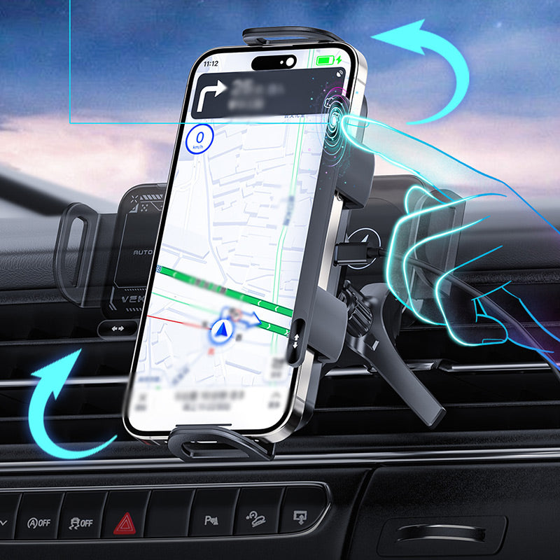 High Intelligent Folding Screen Car Wireless Charging Phone Holder