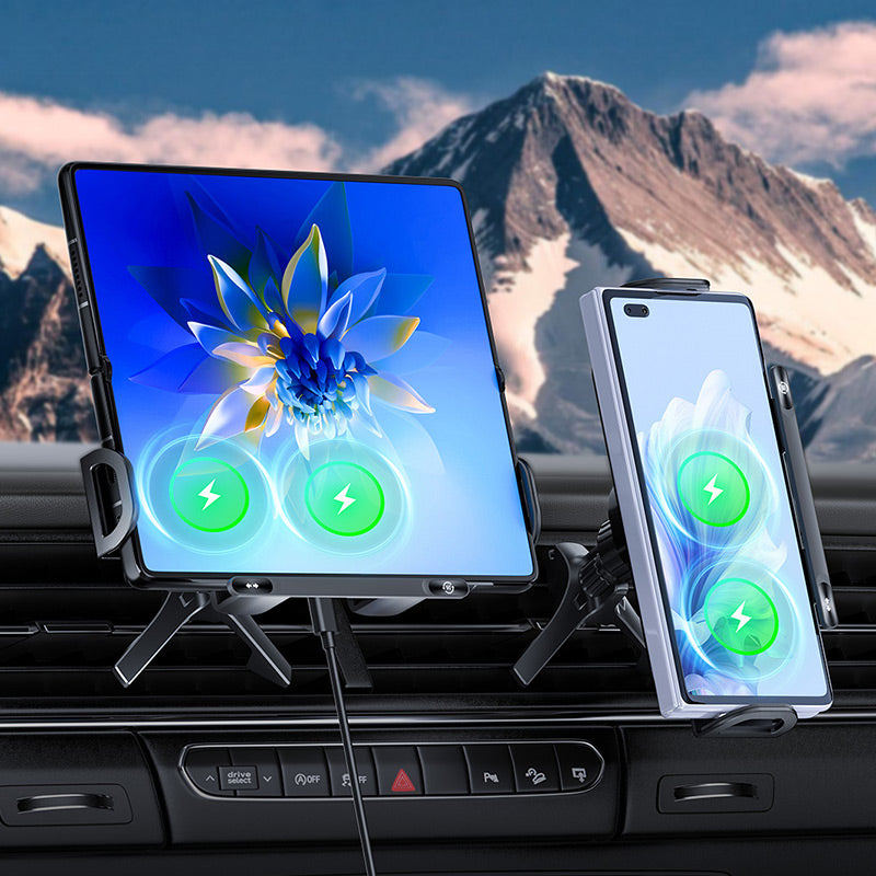 High Intelligent Folding Screen Car Wireless Charging Phone Holder