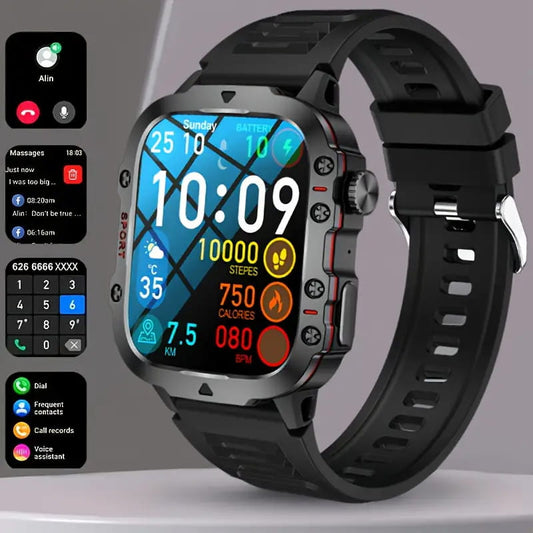 Rugged Outdoor Smart Watch - 100+ Sports Modes（50% OFF）