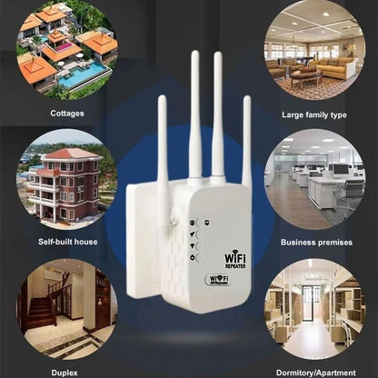 2.4GHz & 5GHz Dual-Band Wireless Router Signal Amplifier