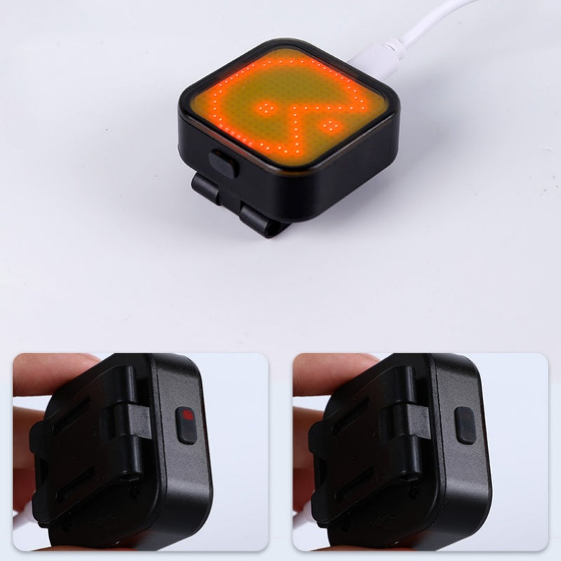 Waterproof Rechargeable Expression Bicycle Rear Light