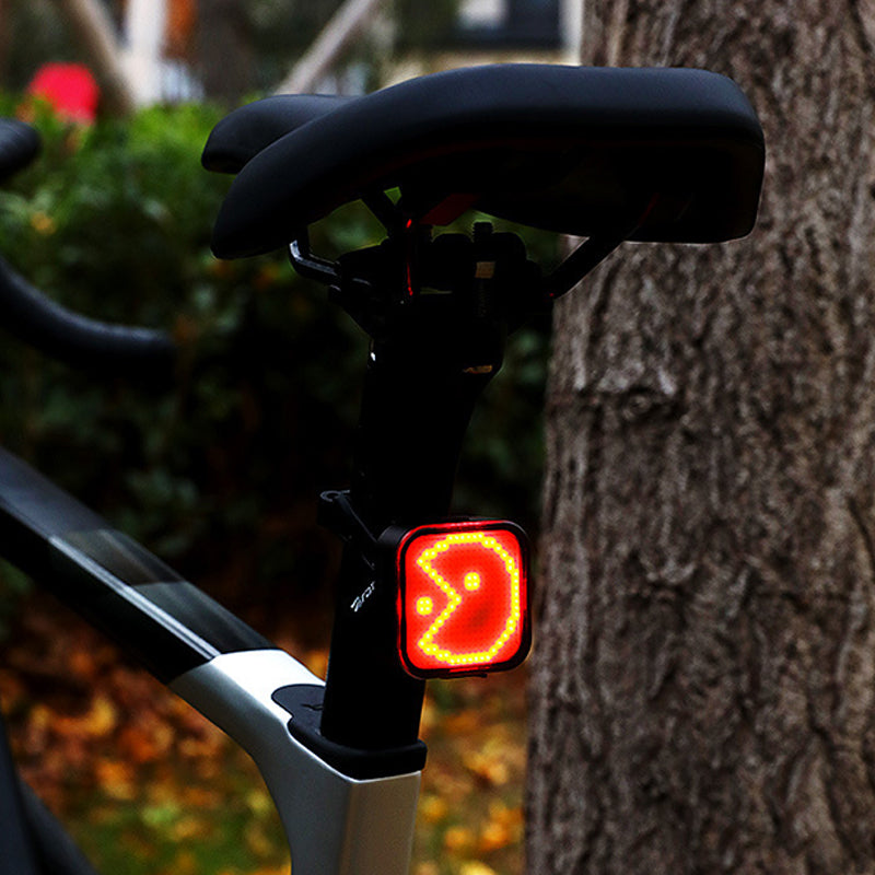 Waterproof Rechargeable Expression Bicycle Rear Light