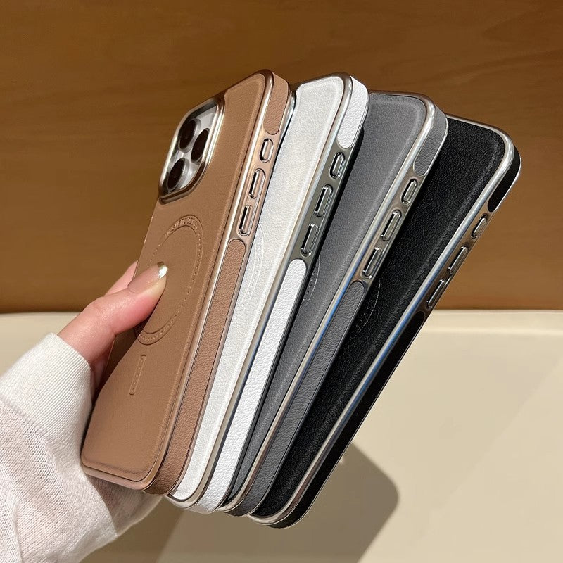 🔥Hot Sale🔥Magnetic Charging Leather Case for iPhone（50% OFF）