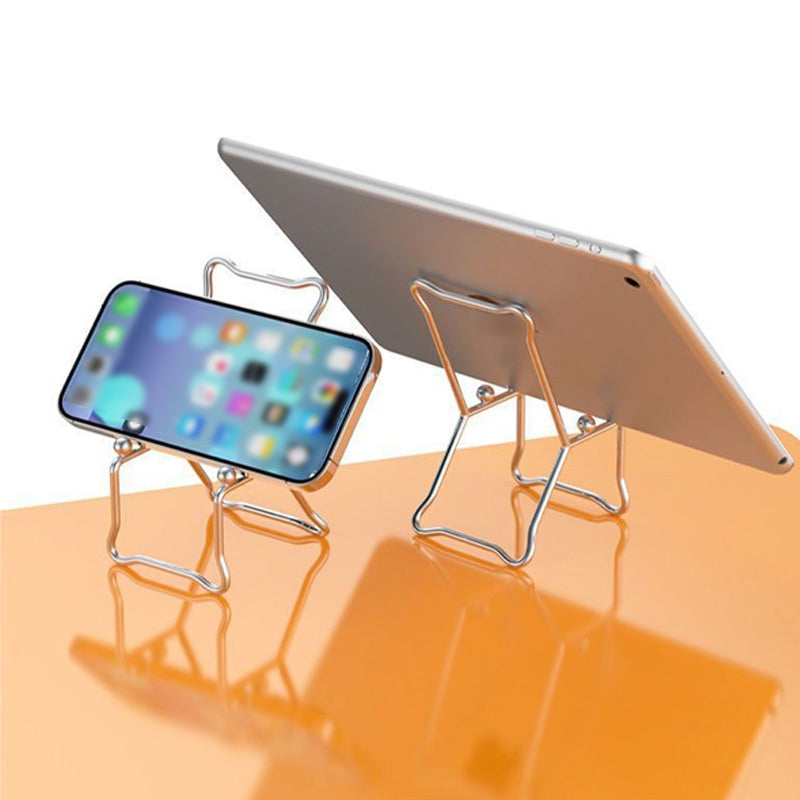 Creative Stainless Steel Phone Stand for Desk（50% OFF）