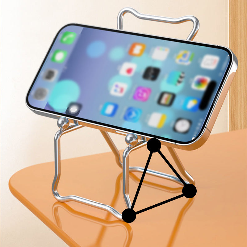 Creative Stainless Steel Phone Stand for Desk（50% OFF）