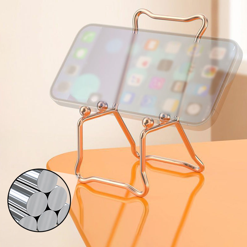 Creative Stainless Steel Phone Stand for Desk（50% OFF）