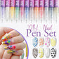 12 Colors Nail Art Pens Set
