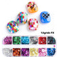 12-Color Square Glitter Nail Art Sequin Set