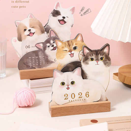 3D Cats & Dogs Desk Calendar