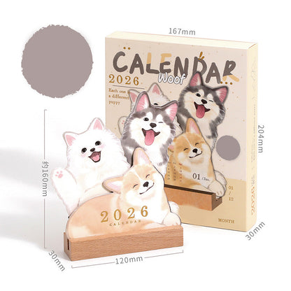 3D Cats & Dogs Desk Calendar