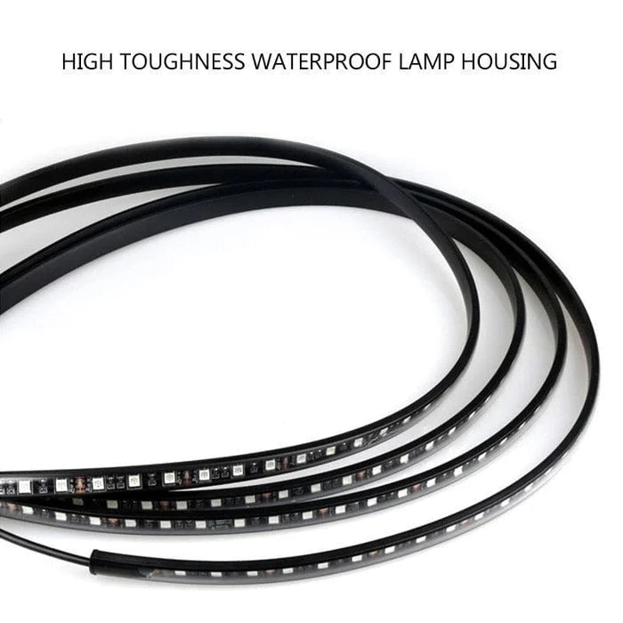 2023 Car Chassis Flexible RGB Waterproof LED Strip Lights (4PCS)