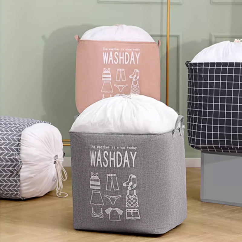 【Buy 1 Get 1 Free】Extra Large Drawstring Storage Basket（50% OFF）