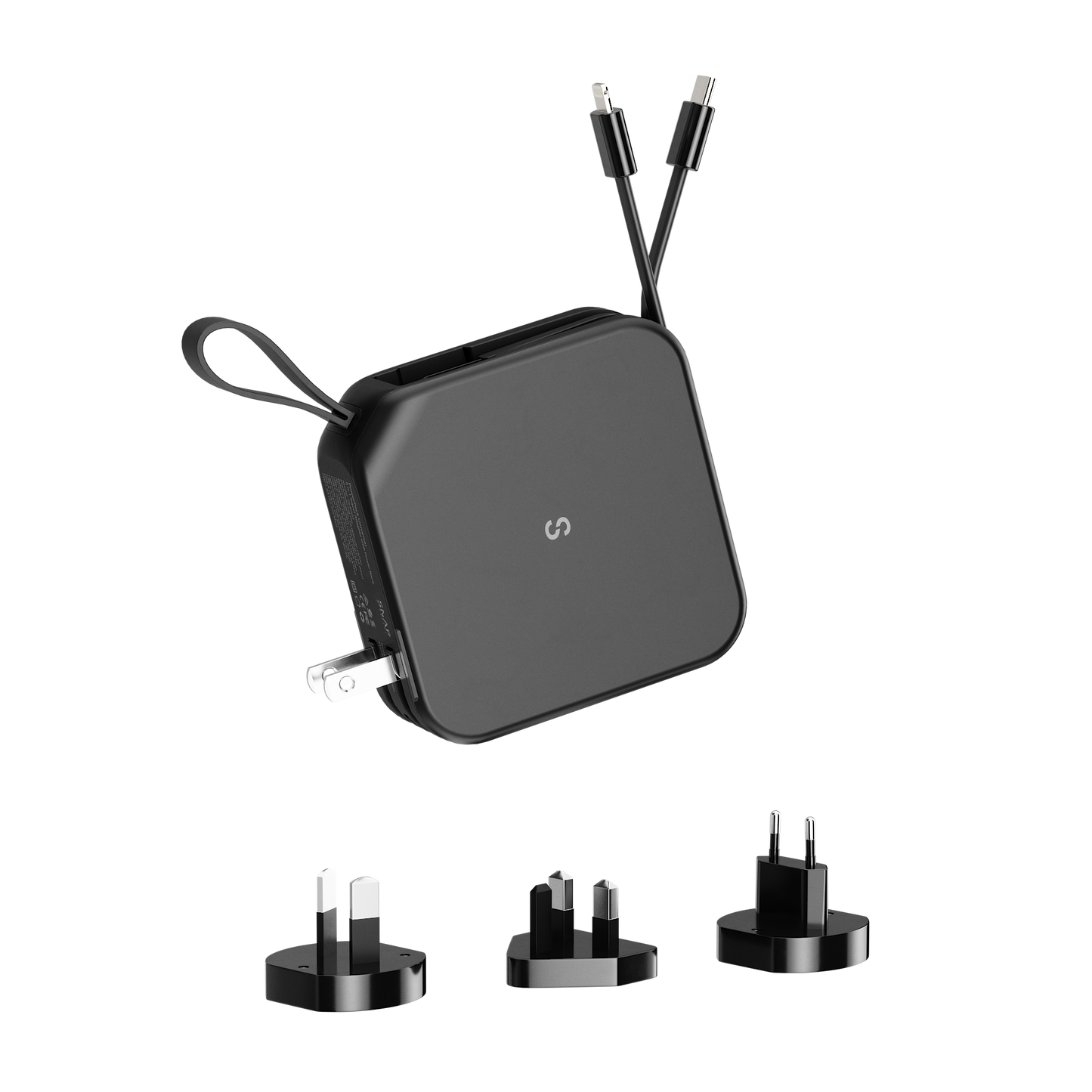 🔥5-in-1 Magnetic Wireless Power Bank with Built-in Cable Prongs（50% OFF）