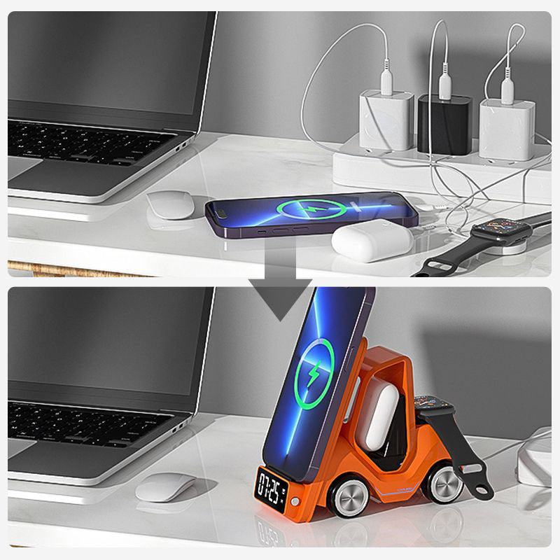 5-in-1 Car Shape Fast Wireless Charger Stand（50% OFF）