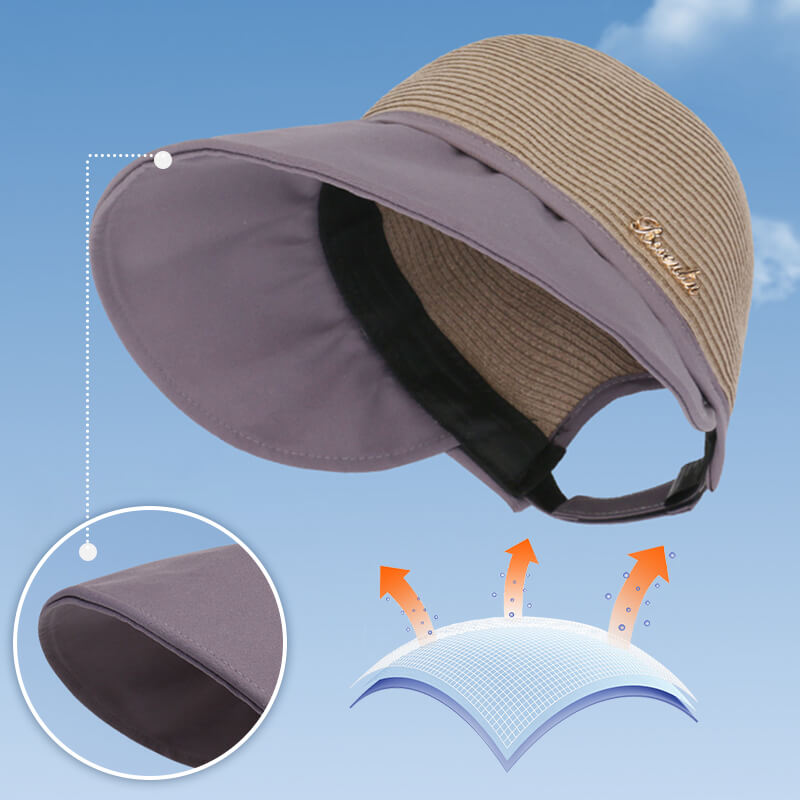 Large-brim women's sun hat in Summer