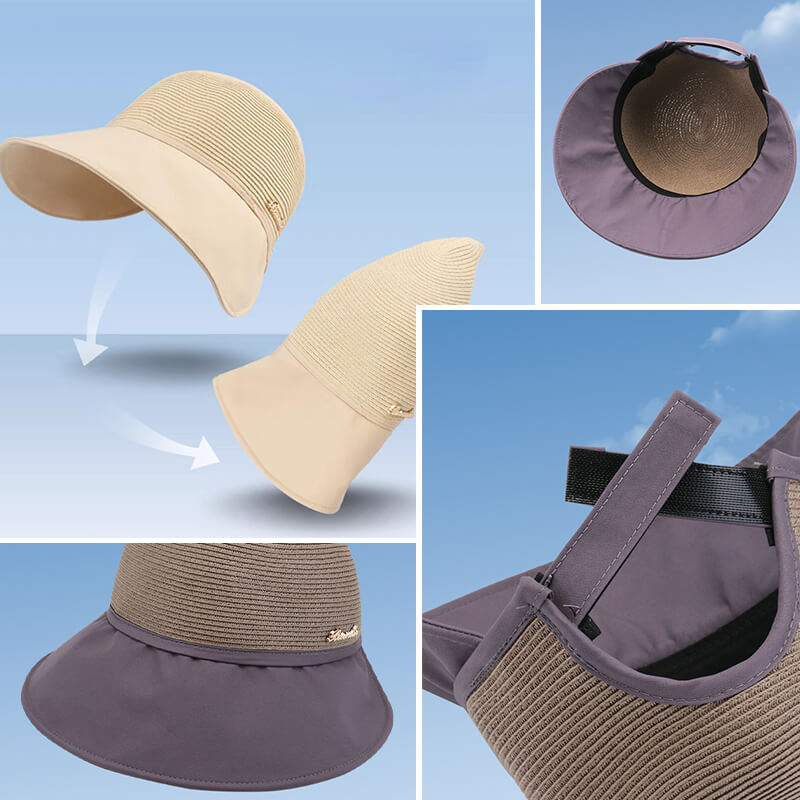 Large-brim women's sun hat in Summer