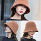 Ladies Autumn Winter Lambswool Velvet Fisherman Hats（50% OFF）