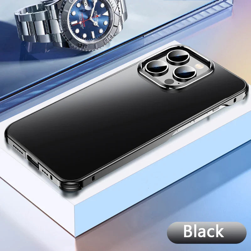 【Gift】Suitable For iPhone 14/15 Series Metal Anti Drop Phone Case（50% OFF）