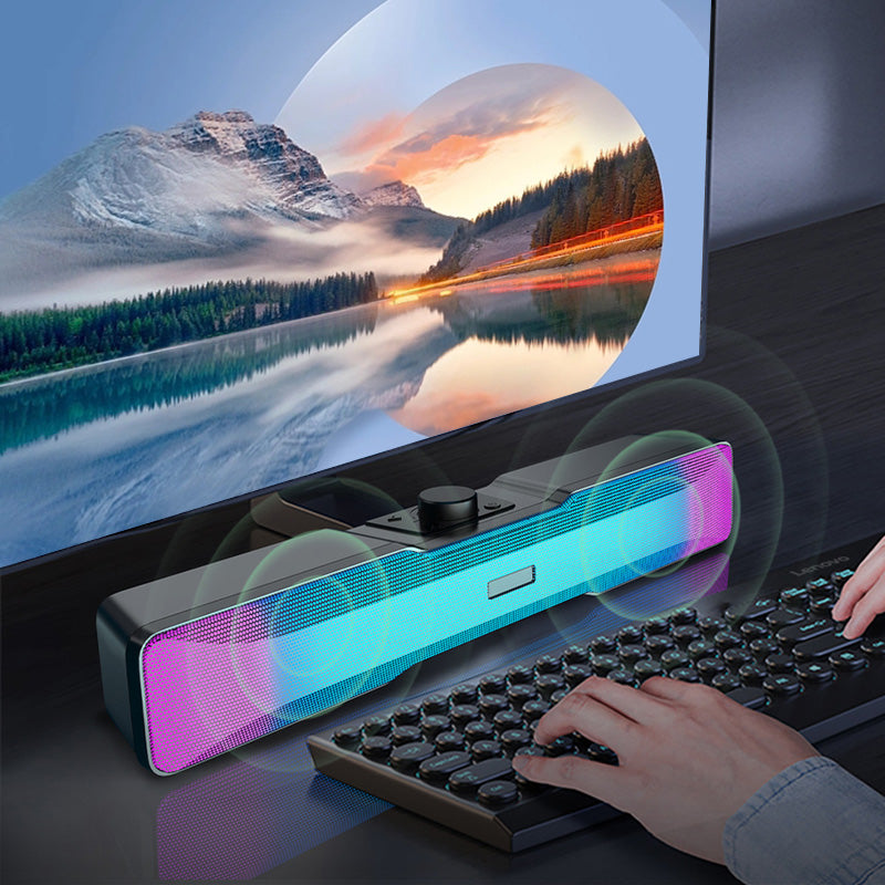 [Best gift] Bluetooth Speaker With Colorful Mood Light（50% OFF）