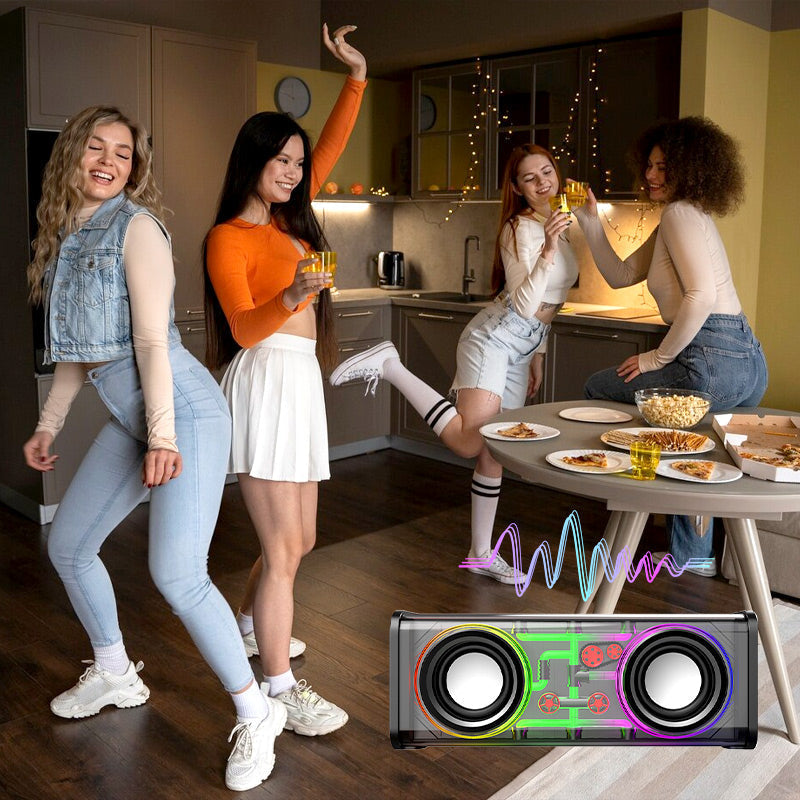 Transparent Bluetooth Speaker with Ambient Light（50% OFF）