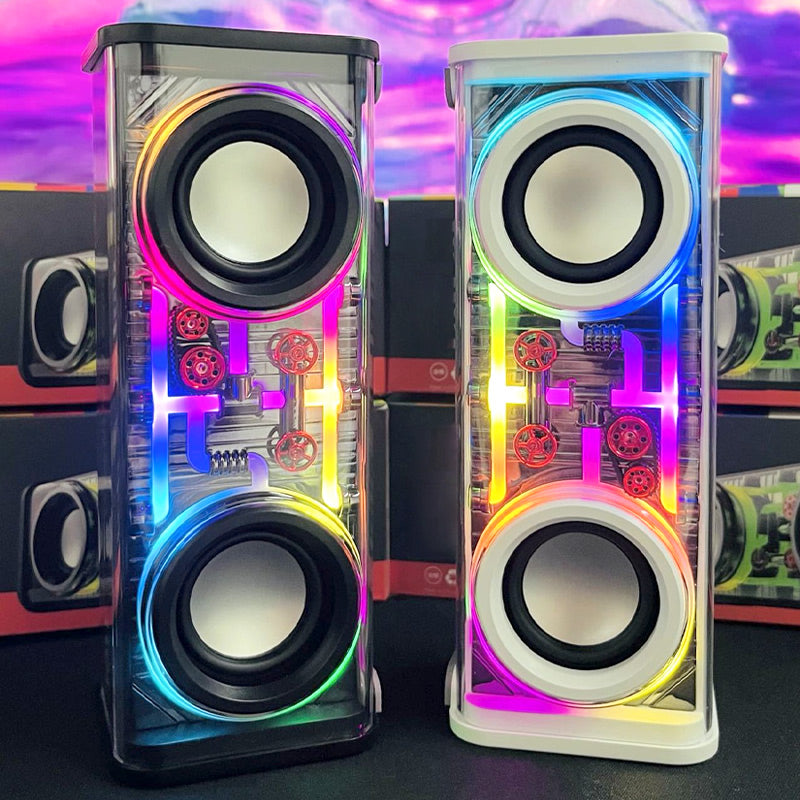 Transparent Bluetooth Speaker with Ambient Light（50% OFF）