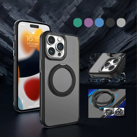 2024 NEW-Rotating Stand Anti Drop Magnetic Phone Case For iPhone