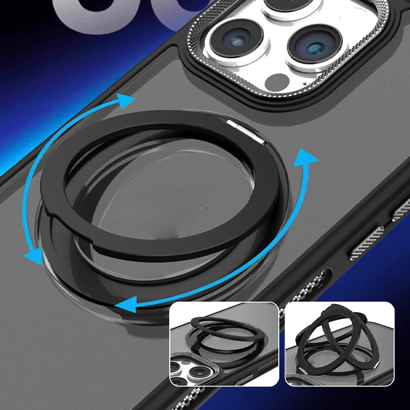 2024 NEW-Rotating Stand Anti Drop Magnetic Phone Case For iPhone