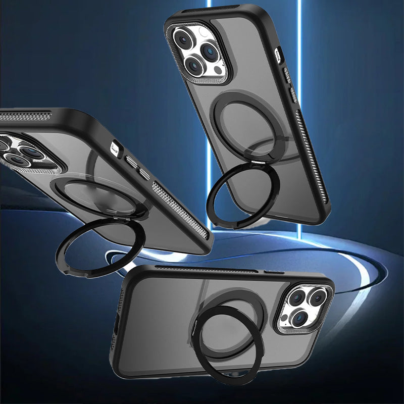 2024 NEW-Rotating Stand Anti Drop Magnetic Phone Case For iPhone