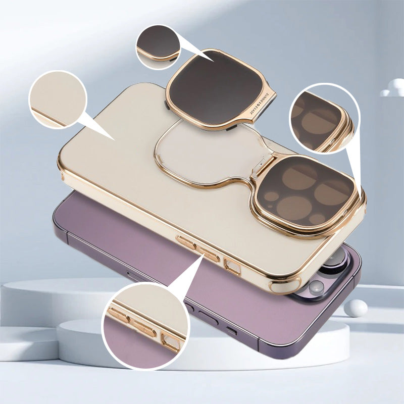 Sunglasses Holder Electroplated Soft Case For iPhone（50% OFF）