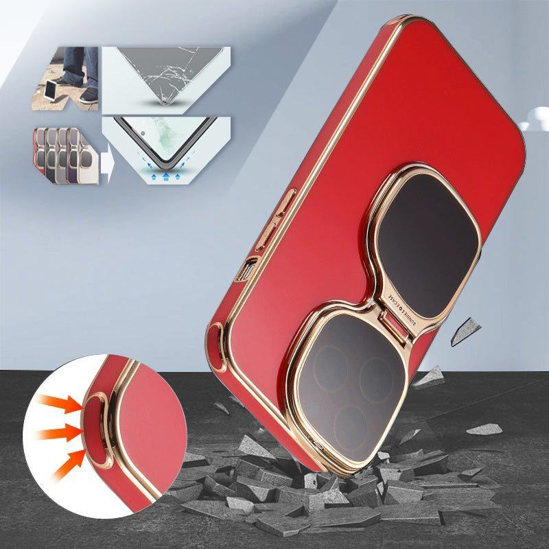 Sunglasses Holder Electroplated Soft Case For iPhone（50% OFF）