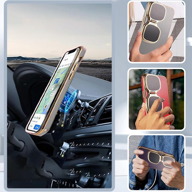 Sunglasses Holder Electroplated Soft Case For iPhone（50% OFF）