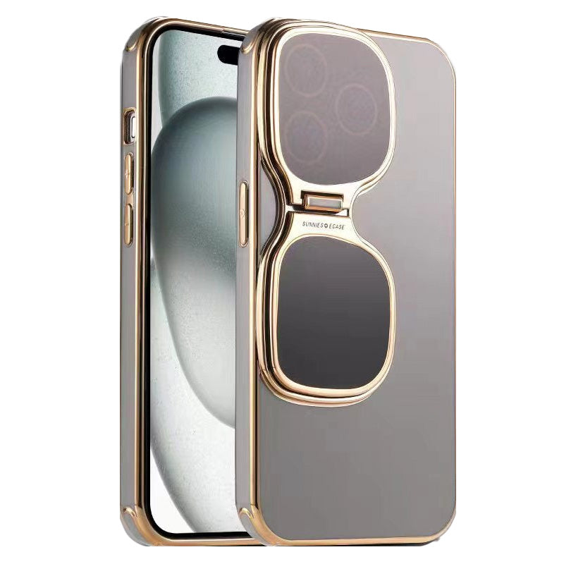 Sunglasses Holder Electroplated Soft Case For iPhone（50% OFF）