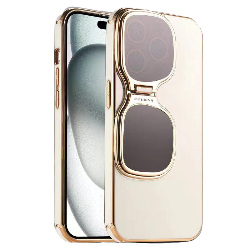 Sunglasses Holder Electroplated Soft Case For iPhone（50% OFF）